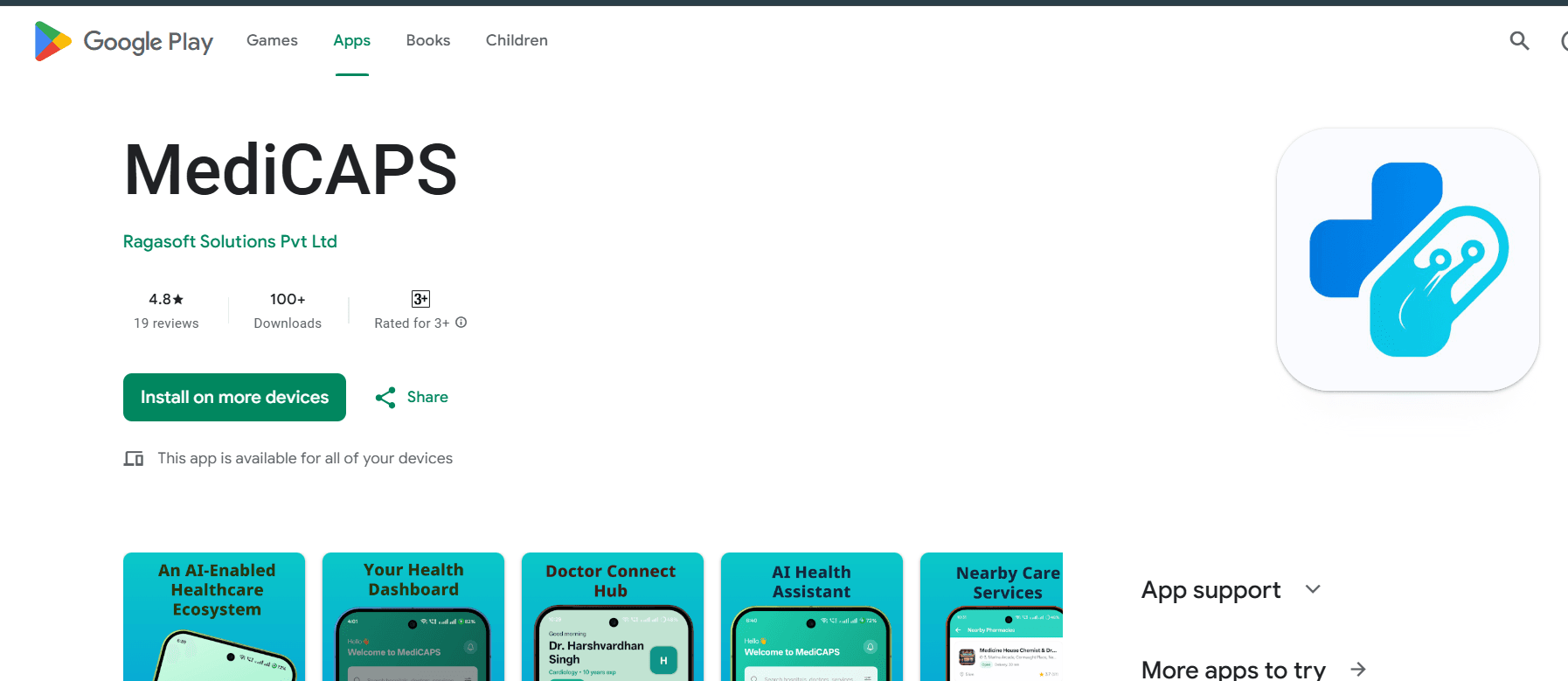 MediCAPS App Preview